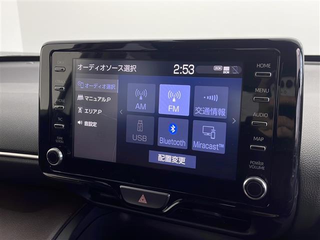 ヤリスクロス ハイブリッドZ 禁煙車 純正ナビ Bluetooth/AppleCarplay バックカメラ ブラインドスポットモニター 前後ドライブレコーダー オートブレーキホールド オートLEDヘッドライト シートヒーター(4枚目)
