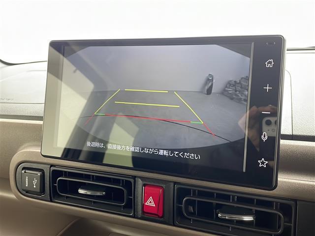 ムーヴキャンバス セオリーＧターボ　純正９インチディスプレイ　フルセグＴＶ　Ｂｌｕｅｔｏｏｔｈ　ＵＳＢ　Ａｐｐｌｅ　Ｃａｒｐｌａｙ　バックカメラ　両側パワースライドドア　衝突被害軽減ブレーキ　横滑り防止装置　レーダークルーズコントロール（3枚目）