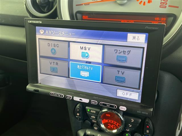 MINI クーパーS クラブマン カロッツェリアHDDナビ CD 地デジ ワンオーナー パドルシフト MTモード付AT ETC 電動格納ミラー 革巻きステアリング ハーフレザーシート プッシュスタート HIDヘッドライト(7枚目)