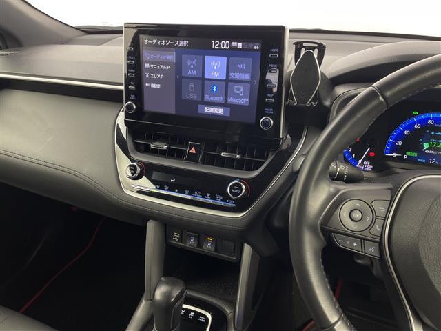 カローラクロス ハイブリッド　Ｚ　純正９インチディスプレイオーディオ　バックカメラ　ルーフレール　ブルートゥース　ＡＭ・ＦＭ　アップルカープレイ　トヨタセーフティセンス　ハーフレザーシート　前席シートヒーター　スペアキー（12枚目）