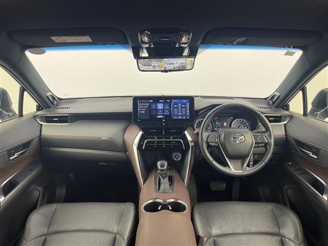 ハリアー Ｚ　レザーパッケージ　純正１２．３インチナビ　ＪＢＬ　パノラミックビューモニター　本革シート　フルセグＴＶ　ブルートゥース　ＣａｒＰｌａｙ　ＥＴＣ２．０　純正フロアマット　デジタルインナーミラー（録画機能付）　スペアキー（2枚目）