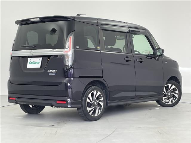 ソリオバンディット ハイブリッドＭＶ　純正９インチナビ　Ｂｌｕｅｔｏｏｔｈ　フルセグＴＶ　ＣＤ　ＤＶＤ　ＵＳＢ　Ａｐｐｌｅ　Ｃａｒｐｌａｙ　全方位カメラ　パワースライドドア　レーダークルーズコントロール　デュアルブレーキサポート　ＥＴＣ（35枚目）