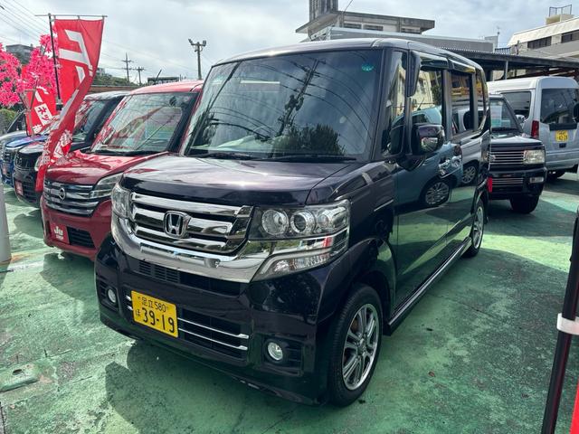 Ｎ－ＢＯＸカスタム Ｇ・Ｌパッケージ　純正ディスプレイオーディオ／ＣＤ／ＵＳＢ／バックカメラ／ドライブレコーダー／左リヤ電動スライドドア／本土車