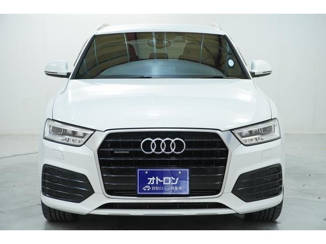 Ｑ３ ２．０ＴＦＳＩクワトロ１８０ＰＳ　４ＷＤ　ドライブレコーダー　ＥＴＣ　バックカメラ　パワーシート　ナビ　ＴＶ　ＨＩＤ　ヘッドライトウォッシャー　アルミホイール　スマートキー　ＡＴ　盗難防止システム　Ｂｌｕｅｔｏｏｔｈ　ＡＢＳ　エアコン（2枚目）
