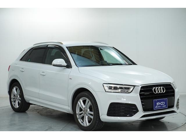 Ｑ３ ２．０ＴＦＳＩクワトロ１８０ＰＳ　４ＷＤ　ドライブレコーダー　ＥＴＣ　バックカメラ　パワーシート　ナビ　ＴＶ　ＨＩＤ　ヘッドライトウォッシャー　アルミホイール　スマートキー　ＡＴ　盗難防止システム　Ｂｌｕｅｔｏｏｔｈ　ＡＢＳ　エアコン（3枚目）