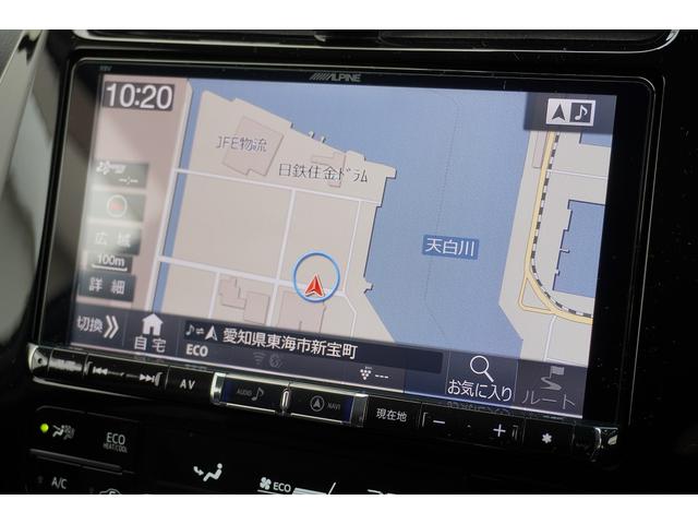 プリウス Ａツーリングセレクション　ＥＴＣ　クリアランスソナー　レーンアシスト　オートクルーズコントロール　衝突被害軽減システム　バックカメラ　ナビ　ＴＶ　アルミホイール　ＬＥＤヘッドランプ　ＣＶＴ　シートヒーター　スマートキー（5枚目）