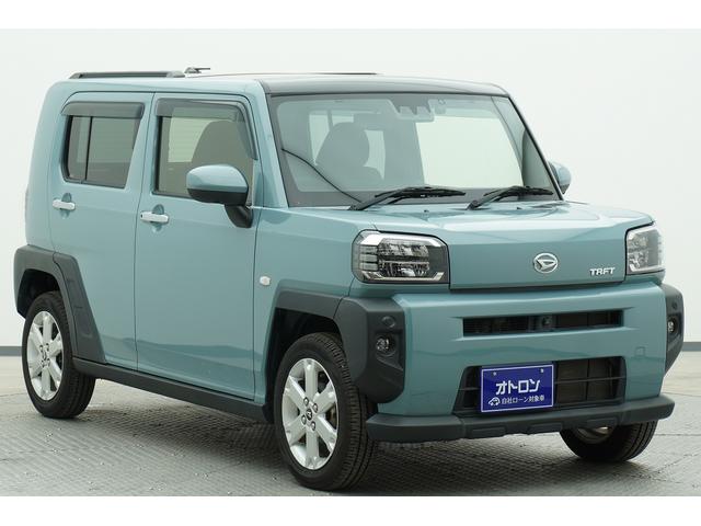 タフト Ｇ　全周囲カメラ　クリアランスソナー　衝突被害軽減システム　ＬＥＤヘッドランプ　スマートキー　電動格納ミラー　ＣＶＴ　盗難防止システム　ＡＢＳ　ＥＳＣ　アルミホイール　衝突安全ボディ　エアコン（3枚目）