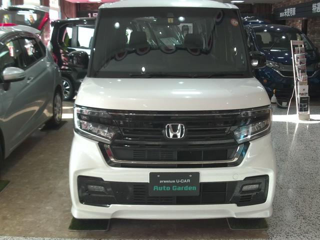 N-BOXカスタム Lターボ スタイル+ブラック 純正8インチナビ リアカメラ 両側電動スライドドア 両席シートヒーター(3枚目)