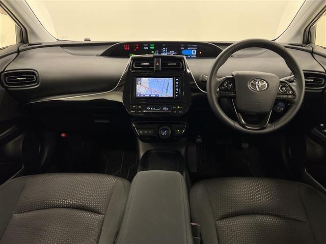 プリウス SセーフティプラスII 衝突被害軽減ブレーキ ブラインドスポットモニター リヤクロストラフィックアラート 7インチSDナビ パノラミックビューモニター ETC2.0 AC100V(1500W使用可) スマートキー 点検記録簿(8枚目)