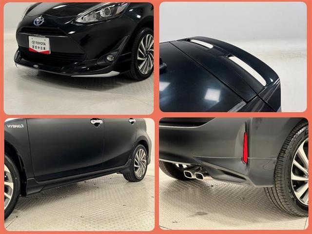 アクア Ｇ　モデリスタフルエアロ＆１６インチＡＷ　衝突被害軽減ブレーキ　ＬＥＤライト＆フォグ　９インチＳＤナビ　バックモニター　ＥＴＣ２．０　リモートスターター　スペアタイヤ　スマートキー　点検記録簿（5枚目）