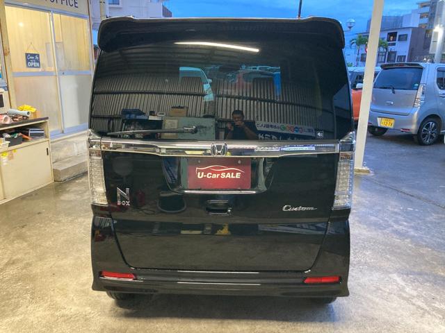 N-BOXカスタム G・Lパッケージ スマートキー HIDライト 両側パワースライドドア 純正ナビ ワンセグTV Bluetoothオーディオ バックカメラ ETC(6枚目)