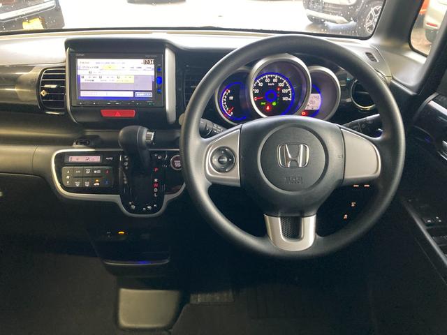 N-BOXカスタム G・Lパッケージ スマートキー HIDライト 両側パワースライドドア 純正ナビ ワンセグTV Bluetoothオーディオ バックカメラ ETC(19枚目)