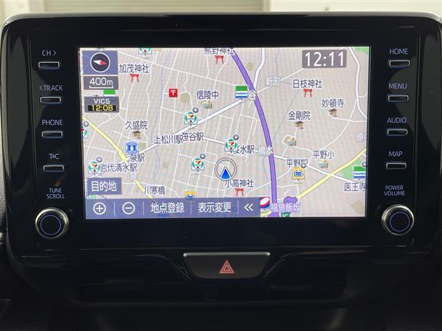 ヤリス Ｇ　禁煙車　純正ディスプレイオーディオ　ナビ付　クリアランスソナー　ドライブレコーダー　オートハイビーム　バックカメラ　ＥＴＣ　オートライト　カーテンエアバッグ　トヨタセーフティセンス　スマートキー（6枚目）