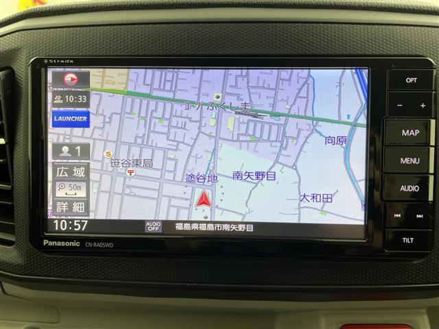 ミライース Ｇ　リミテッドＳＡＩＩＩ　禁煙車　社外ナビ　フルセグＴＶ　ＢｌｕｅｔｏｏｔｈＡｕｄｉｏ　バックカメラ　シートヒーター　衝突軽減システム　前後コーナーセンサー　純正フロアマット　純正１４インチアルミホイール　オートライト（6枚目）