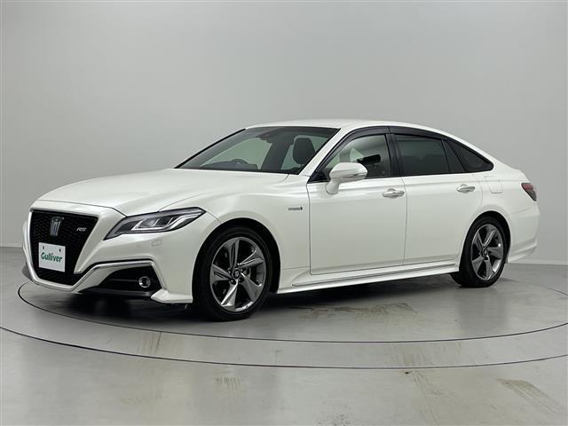 クラウンハイブリッド ＲＳ　禁煙車／レーンキープアシスト／ＢＳＭ／ＲＣＣ／ＨＵＤ／純正ナビ／フルセグ／バックカメラ／シートヒーター／パワーシート／ステアリングヒーター／パドルシフト／ＥＴＣ／ＬＥＤヘッドライト／純正１８インチＡＷ（19枚目）