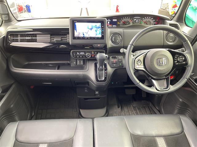 N-BOXカスタム Lターボ 禁煙車/純正ナビ/Bluetooth/フルセグ/レーダークルコン/両側パワスラ/レーンキープ/衝突軽減/コーナーセンサー/シートヒーター/社外AW付サマータイヤ車載//ドライブレコーダー/スペアキー(2枚目)