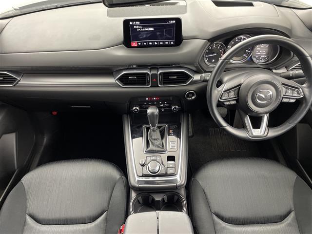 CX-8 25S スマートエディション 禁煙車 360モニター BSM HUD クリアランスソナー パワーバックドア 純正ナビ フルセグTV ドライブレコーダー ETC レーダークルーズコントロール 純正アルミ付きサマータイヤ積込(2枚目)