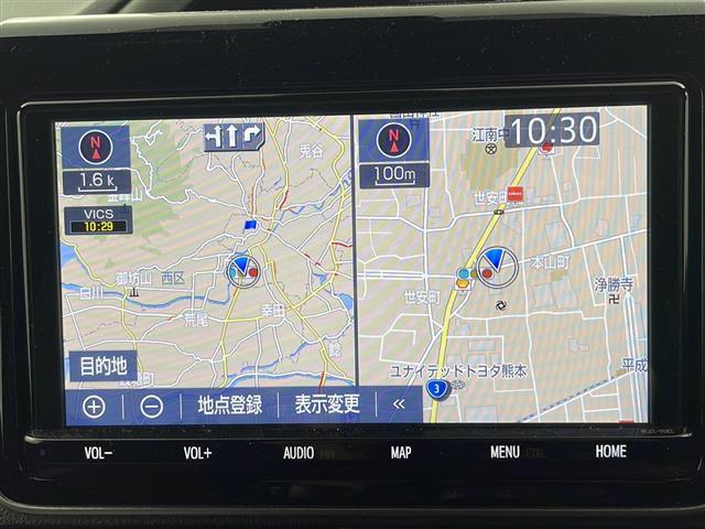 ヴォクシー ＺＳ　煌ＩＩＩ　９インチナビ　後席モニター　ＥＴＣ　クルーズコントロール　バックカメラ　ビルトインＥＴＣ　オートライト　ＬＥＤヘッドライト　フロントフォグランプ　純正フロアマット　純正ドアバイザー（2枚目）