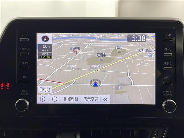 C-HR G モード ネロ セーフティプラス 純正9インチディスプレイオーディオ 全周囲カメラ TRDエアロ トヨタセーフティセンス 電動パーキングブレーキ オートブレーキホールド シートヒーター BSM ビルトインETC 前後ドラレコ ETC(5枚目)