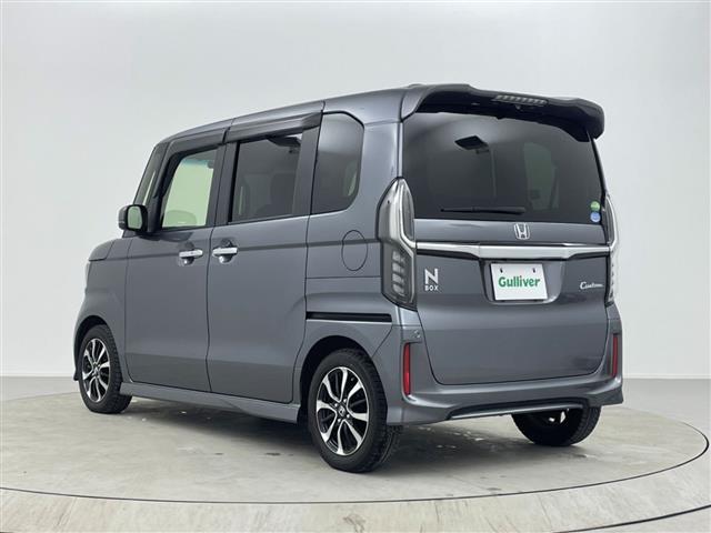N-BOXカスタム G・EXホンダセンシング 社外SDナビDTV Bカメラ 両側パワースライドドア シートヒーター LEDライト ビルトインETC ミラー型ドライブレコーダー ホンダセンシング ステアリングスイッチ スマートキー(43枚目)