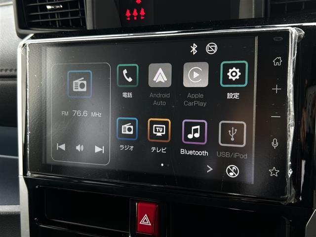 ルーミー カスタムＧ－Ｔ　純正９インチディスプレイオーディオ（ＢＴ／ＣａｒＰｌａｙ）　全周囲カメラ　両側パワースライドドア　衝突被害軽減ブレーキ　ＡＣＣ　ＬＫＡ　両側パワースライドドア　ＬＥＤヘッドライト　ＡＵＴＯライト（3枚目）