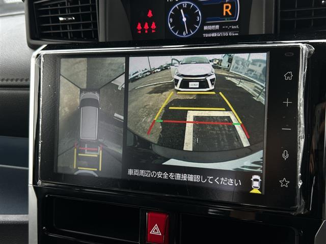 ルーミー カスタムＧ－Ｔ　純正９インチディスプレイオーディオ（ＢＴ／ＣａｒＰｌａｙ）　全周囲カメラ　両側パワースライドドア　衝突被害軽減ブレーキ　ＡＣＣ　ＬＫＡ　両側パワースライドドア　ＬＥＤヘッドライト　ＡＵＴＯライト（4枚目）