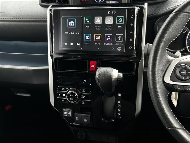 ルーミー カスタムＧ－Ｔ　純正９インチディスプレイオーディオ（ＢＴ／ＣａｒＰｌａｙ）　全周囲カメラ　両側パワースライドドア　衝突被害軽減ブレーキ　ＡＣＣ　ＬＫＡ　両側パワースライドドア　ＬＥＤヘッドライト　ＡＵＴＯライト（12枚目）