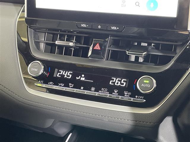 カローラクロス ハイブリッド Z 純正9型ナビ 全方位 寒冷地仕様 LED フォグ ガラスルーフ トヨタセーフティセンス ETC BSM 前席シートヒーター エアシート ステアリングヒーター ドラレコ スマートキー ACC 18AW(19枚目)