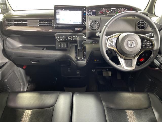 N-BOXカスタム G・Lターボホンダセンシング 純正8型ナビ 両側電動 Bカメラ ETC LEDヘッドライト コンビシート シートヒーター フォグ ホンダセンシング ACC フルセグ フロアマット スマートキー パドルシフト 純15AW 2トーン(2枚目)