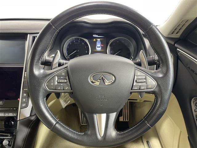 スカイライン ３５０ＧＴ　ハイブリッド　タイプＳＰ　純正ナビ　全周囲カメラ　全方位運転支援システム　クルーズコントロール　メモリーシート　レザーシート　パワーシート　シートヒーター　スペアキー１本　ステアリングリモコン　ビルトインＥＴＣ　純正１９ＡＷ（9枚目）