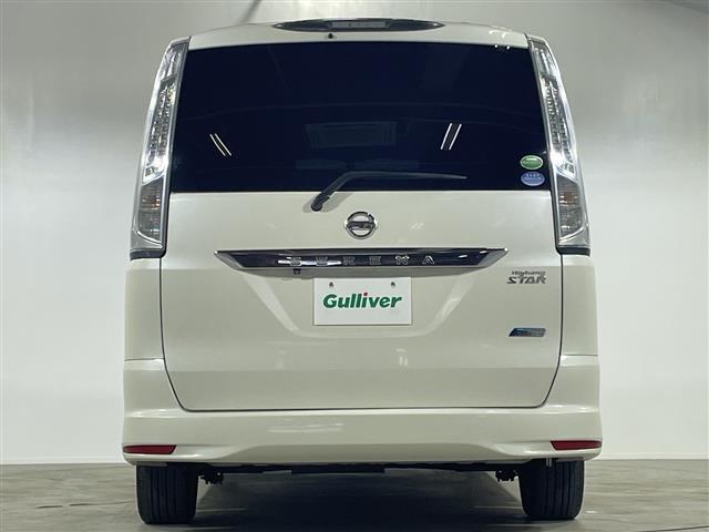 セレナ ハイウェイスター　Ｓ－ハイブリッド　純正ナビ　フリップダウンモニター　ブラインドスポットモニター　バックカメラ　クルーズコントロール　スペアキー１本　片側パワースライドドア　ビルトインＥＴＣ　スマートキー　純正１６インチアルミホイール（36枚目）