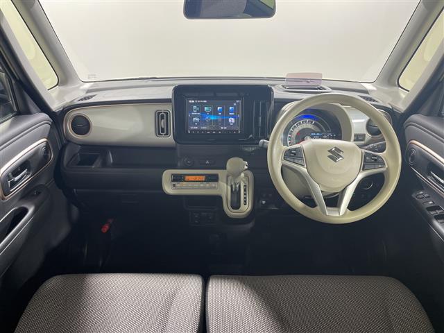 ワゴンＲスマイル ハイブリッドＸ　社外ナビ　両側パワースライドドア　全周囲カメラ　ヘッドアップディスプレイ　クルーズコントロール　運転席シートヒーター　コーナーセンサー　純正ラバーマット　純正ＬＥＤヘッドライト　オートライト（2枚目）