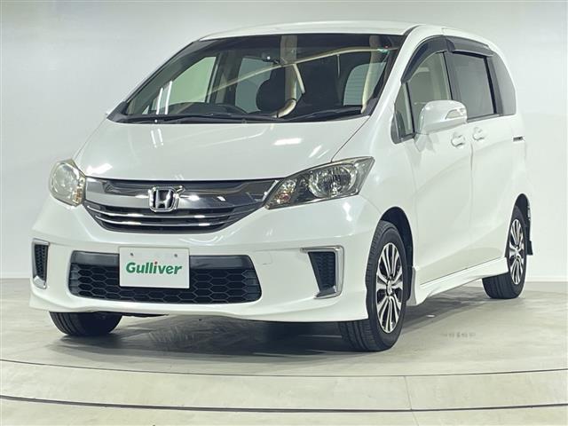 フリード Ｇ　エアロ　純正７インチインターナビ　片側パワースライドドア　バックカメラ　ＥＴＣ　スマートキー　ドライブレコーダー　純正１５インチＡＷ　純正フロアマット　ハーフレザーシート　スペアキー　取扱説明書　オートライト（31枚目）