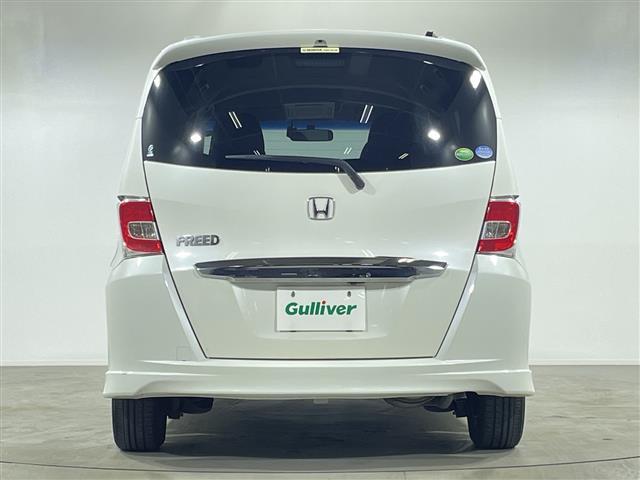 フリード Ｇ　エアロ　純正７インチインターナビ　片側パワースライドドア　バックカメラ　ＥＴＣ　スマートキー　ドライブレコーダー　純正１５インチＡＷ　純正フロアマット　ハーフレザーシート　スペアキー　取扱説明書　オートライト（34枚目）