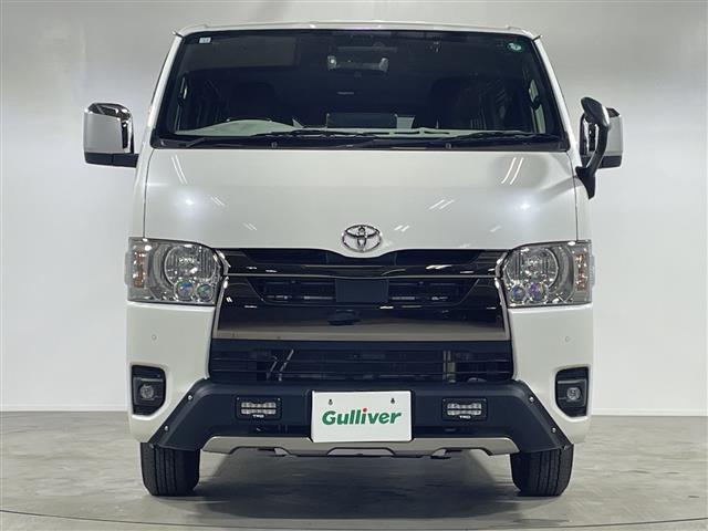 ハイエースバン 　ＡＬＰＩＮＥ１１インチナビ　ＴＲＤバンパーフォグ　ＴＲＤマットガード　ワンオーナー　ドラレコ前後　デジタルインナーミラー　バックカメラ　ハーフレザーシート　スペアキー　フロアマット　社外ＡＷ　禁煙車（31枚目）