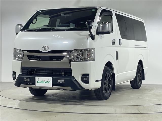 ハイエースバン 　ＡＬＰＩＮＥ１１インチナビ　ＴＲＤバンパーフォグ　ＴＲＤマットガード　ワンオーナー　ドラレコ前後　デジタルインナーミラー　バックカメラ　ハーフレザーシート　スペアキー　フロアマット　社外ＡＷ　禁煙車（32枚目）