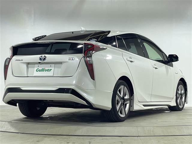 プリウス Ｓツーリングセレクション　純正７型ナビ　Ｂカメラ　モデリスタエアロ　合皮シート　シートヒーター　トヨタセーフティセンスＰ　ＥＴＣ　ＬＥＤ　フォグランプ　スマートキー　純１７ＡＷ　追従クルコン　ＬＤＡ　ＰＣＳ　マット　スペアキー（36枚目）