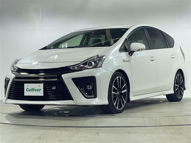 プリウスアルファ Ｓツーリングセレクション・ＧＲスポーツ　純正９インチＳＤナビ　バックカメラ　ＥＴＣ　ドラレコ　ＬＥＤヘッドライト　スマートキー　純正１８インチＡＷ　　ハーフレザーシート　フォグ＆リアフォグランプ　スペアキー　取扱説明書　専用大径マフラー（32枚目）