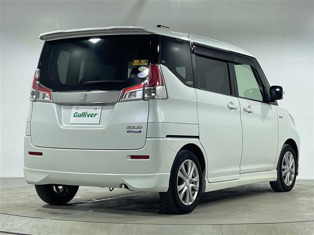 ソリオ ハイブリッドＭＺ　社外７インチＨＤＤナビ　両側パワースライドドア　ＬＥＤヘッドライト　スマートキー　純正１５インチＡＷ　アイドリングストップ　オートライト　電動格納ミラー　プッシュスタート　フロアマット　フォグランプ（36枚目）