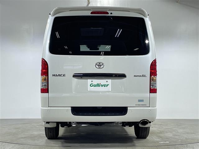 ハイエースバン スーパーＧＬ　ダーク　プライムＩＩ　純正ナビ　トヨタセーフティセンス　両側パワスラ　パノラミックビューモニター　１００Ｖ電源　ハーフレザーシート　フルフラットシート　スペアキー１本　ビルトインＥＴＣ　フロアマット有　ＬＥＤヘッドライト（35枚目）