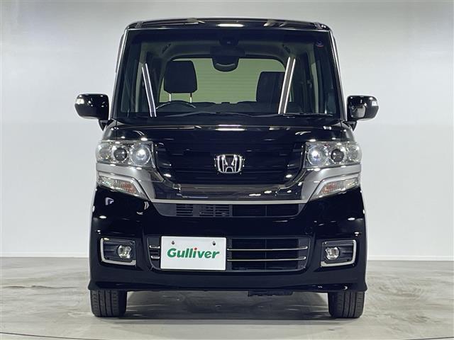 N-BOXカスタム G ターボSSブラックスタイルパッケージ 社外7インチナビ バックカメラ クルコン 両側パワースライドドア ハーフレザーシート ヒートシーター LED ビルトインETC フロアマット ウィンカーミラー フォグランプ 純正15インチAW(32枚目)