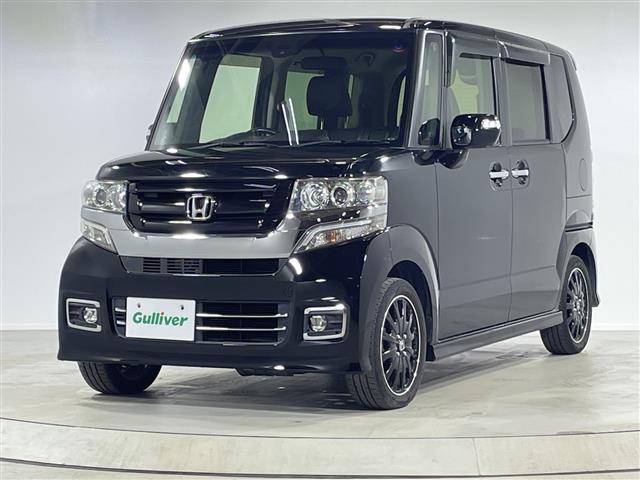 N-BOXカスタム G ターボSSブラックスタイルパッケージ 社外7インチナビ バックカメラ クルコン 両側パワースライドドア ハーフレザーシート ヒートシーター LED ビルトインETC フロアマット ウィンカーミラー フォグランプ 純正15インチAW(33枚目)