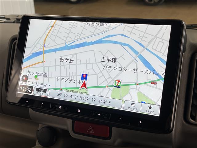 エブリイワゴン PZターボスペシャル 両側電動 社外9型ナビ フルセグTV Bluetooth バックカメラ オートステップ 革調シートカバー KYB NEW SR SPECIALショック&タワーバー ETC 荷室カウンターテーブル(12枚目)