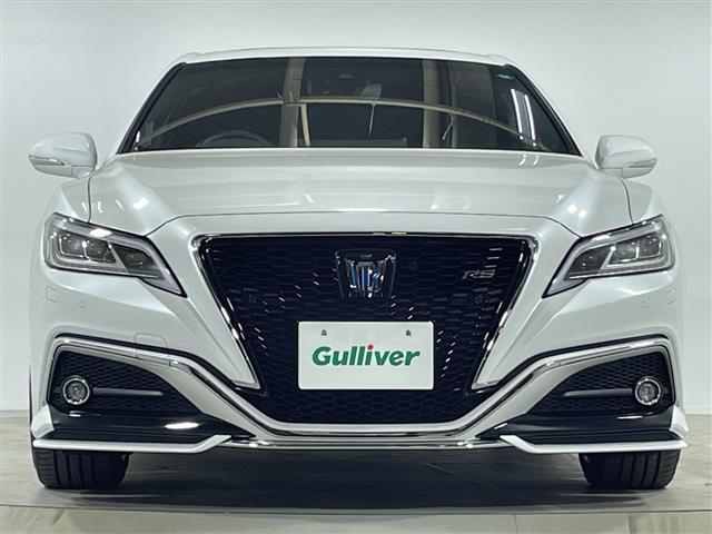 クラウンハイブリッド RSアドバンス 純正8型ナビ MR トヨタセーフティセンス Bカメラ BSM ETC2.0 本革シート シートヒーター シートベンチレーション 革巻ステアリング パドルシフト HUD 追従クルコン 純18AW(32枚目)