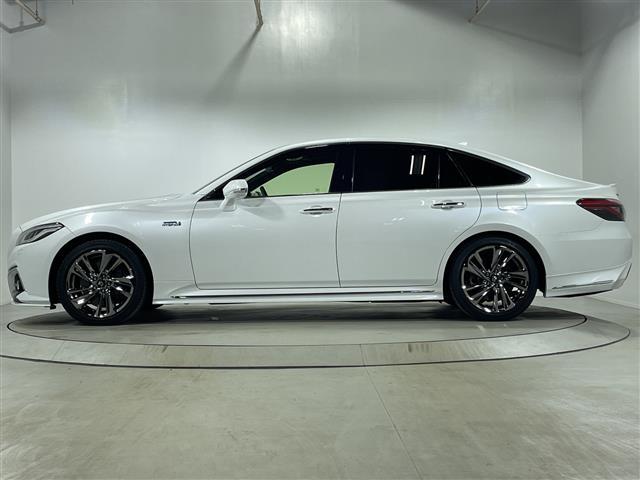 クラウンハイブリッド RSアドバンス 純正8型ナビ MR トヨタセーフティセンス Bカメラ BSM ETC2.0 本革シート シートヒーター シートベンチレーション 革巻ステアリング パドルシフト HUD 追従クルコン 純18AW(34枚目)