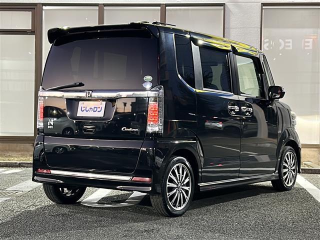 N-BOXカスタム G・ターボLパッケージ ☆純正ナビ(地図SDカードなし)☆両側パワースライドドア☆バックカメラ☆クルーズコントロール☆ステアリングスイッチ☆パドルシフト☆スマートキー☆純正アルミホイール☆プッシュスタート(25枚目)