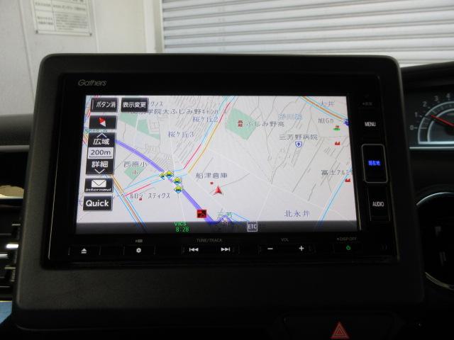Ｎ－ＢＯＸカスタム Ｌ　禁煙車　Ｈセンシング　純正ナビ　フルセグ　ＣＤ録音　ＤＶＤ　Ｒカメラ　左電動スライドドア　パーキングセンサー　シートヒーター（2枚目）