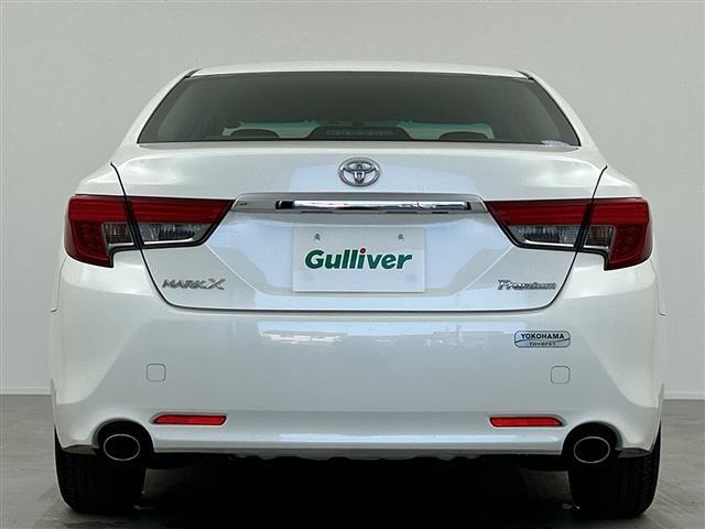 マークX プレミアム 純正オーディオ CD AUX FM AM ハーフレザーシート パワーシート シートヒーター クルーズコントロール MTモード付AT LEDヘッドライト オートライト フォグライト スマートキー(13枚目)