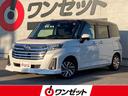 ルーミー カスタムＧ　オプション２トーンカラー・純正９インチナビ・両側パワースライドドア・ＬＥＤヘッドライト・アダプティブクルーズコントロール・電動パーキングブレーキ・前席シートヒーター・ドラレコ前後・バックモニター・ＥＴ（1枚目）
