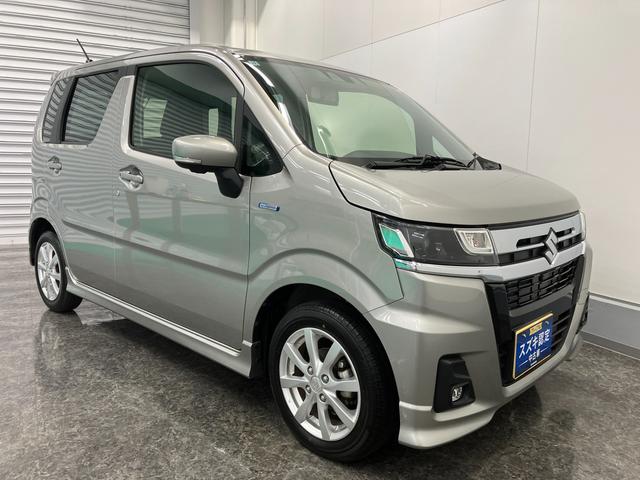 ワゴンＲカスタムＺ カスタムＺ　ＨＹＢＲＩＤ　ＺＸ　デジタルミラー装着車　オートライト　プッシュスタート　シートヒーター　オートエアコン　スズキセーフティーサポート　衝突被害軽減システム　アイドリングストップ　横滑り防止機能　衝突安全ボディ（8枚目）